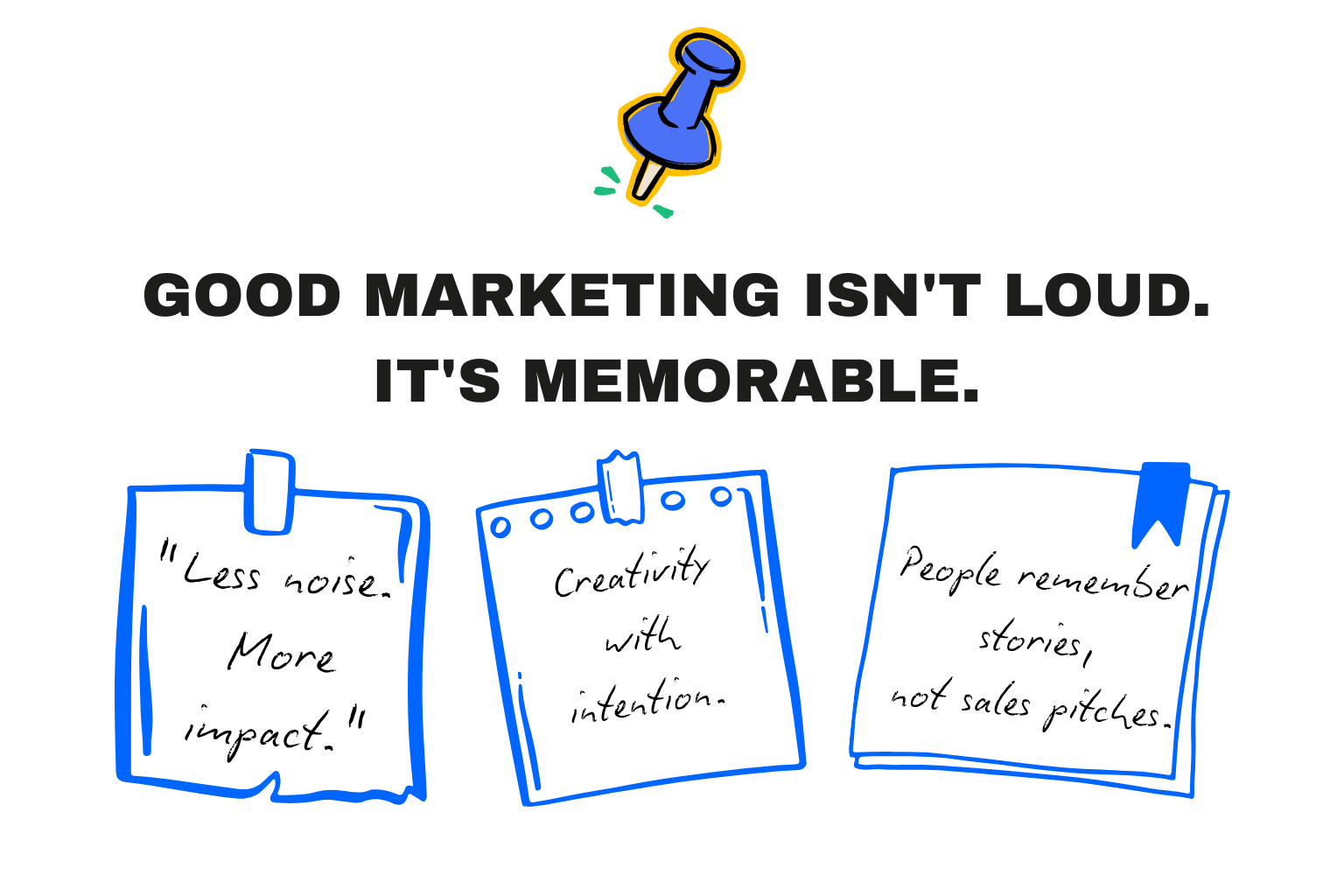 Marketing principles focused on memorable creative strategy