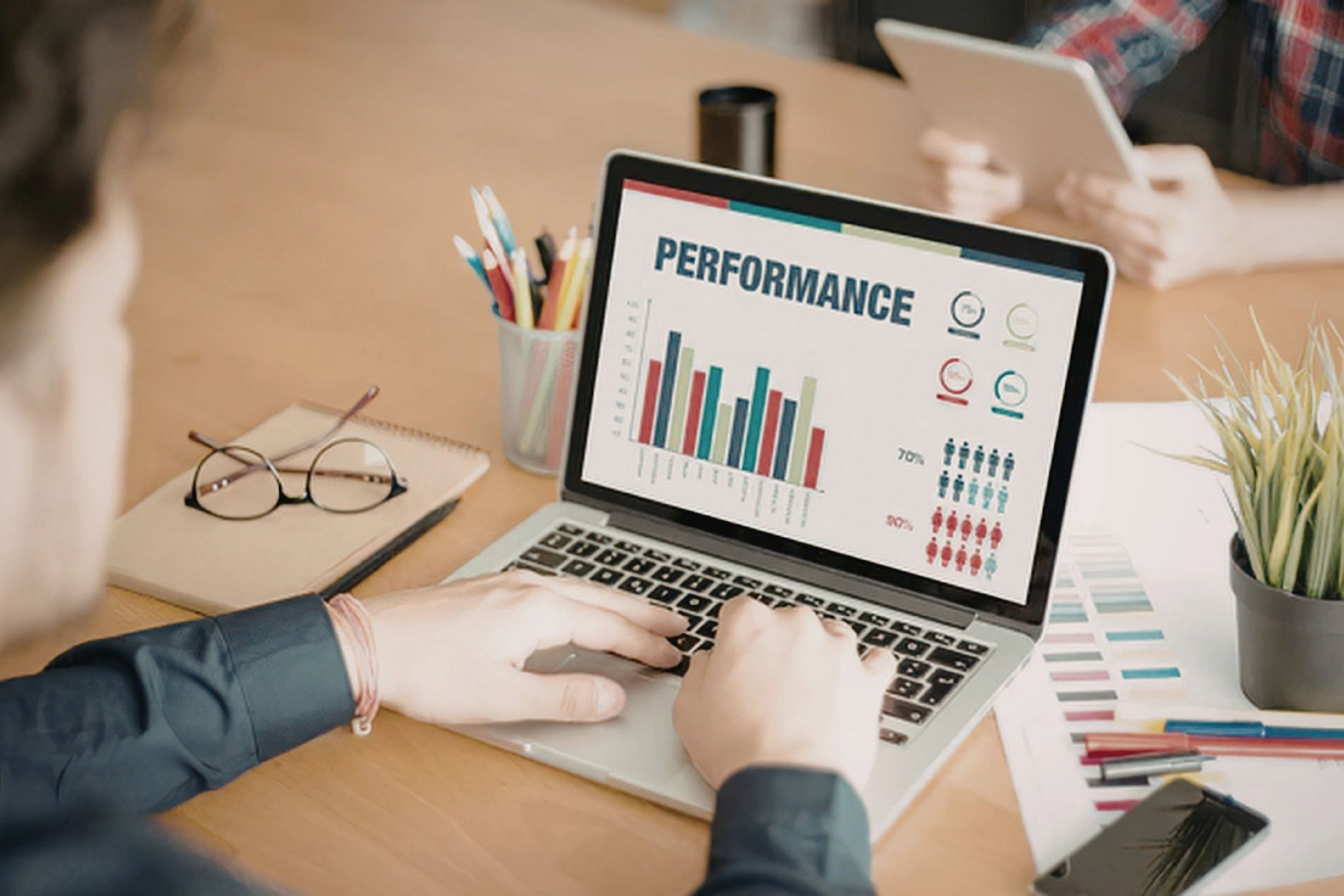 Content marketing ROI dashboard tied to business goals