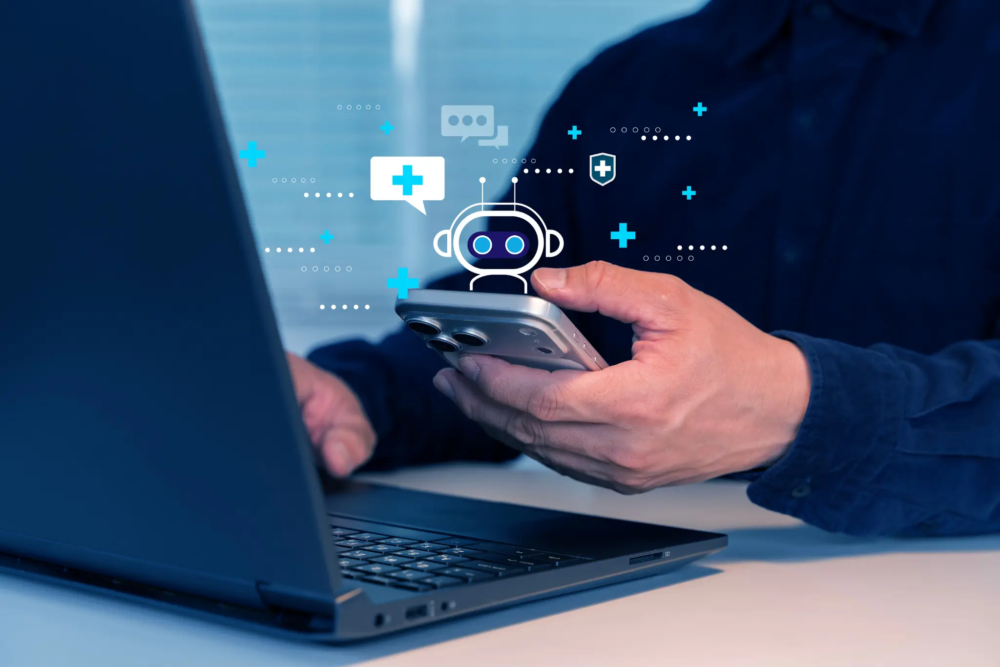 AI chatbot customer service handoff to human agent with context preserved