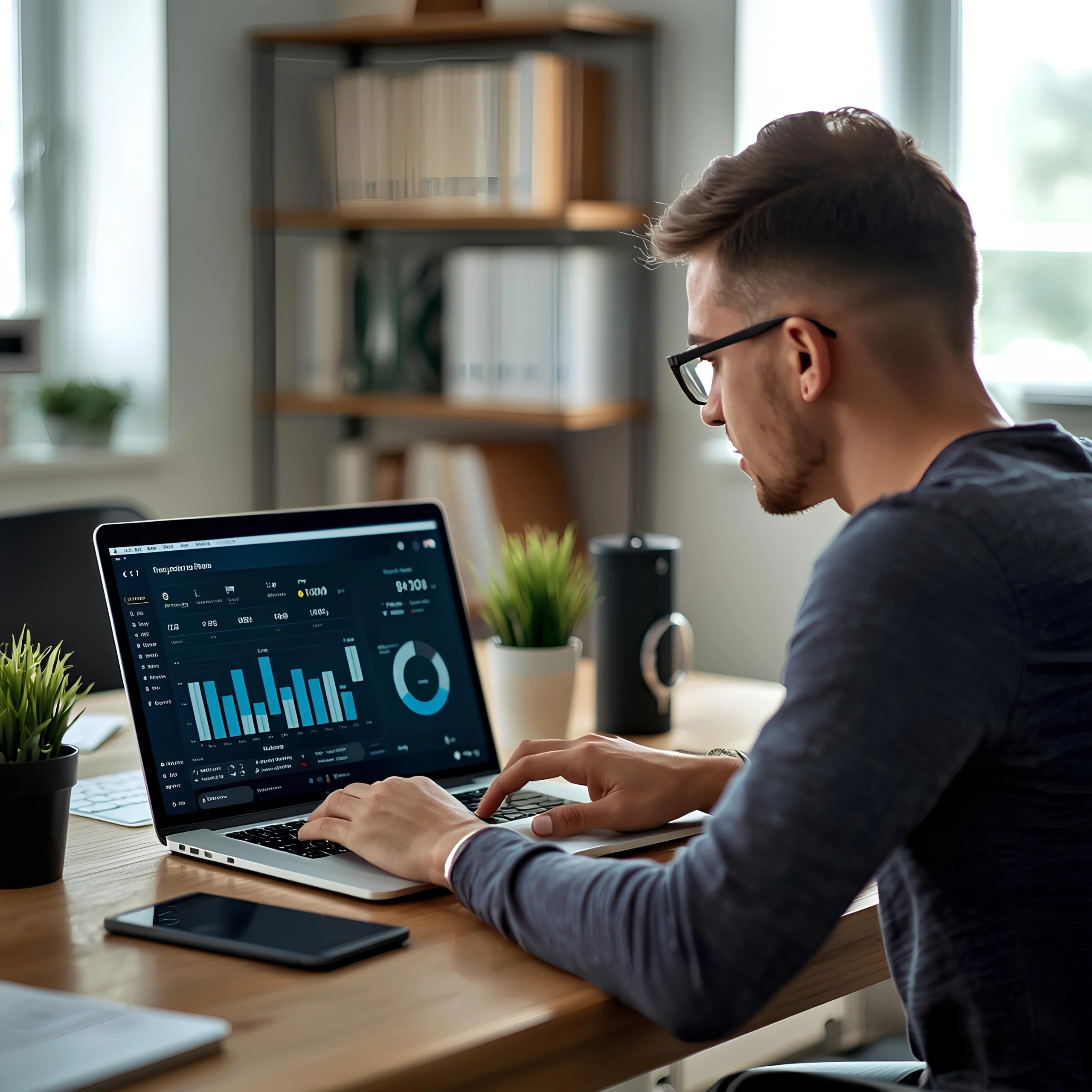 Content marketing performance dashboard showing key metrics