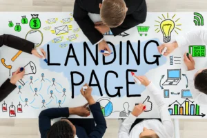 PPC landing page optimization wireframe