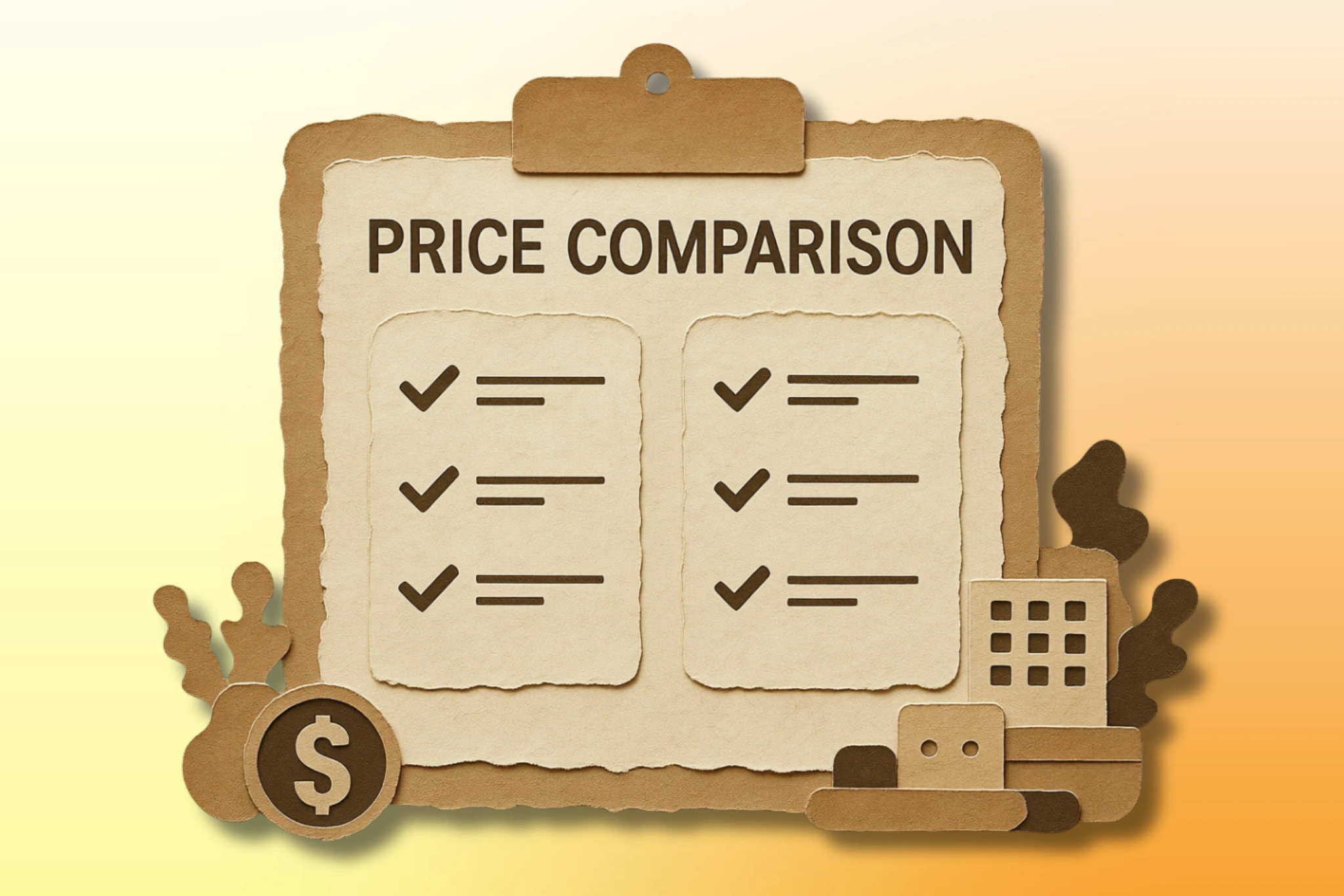 Comparison of web development agency pricing quotes