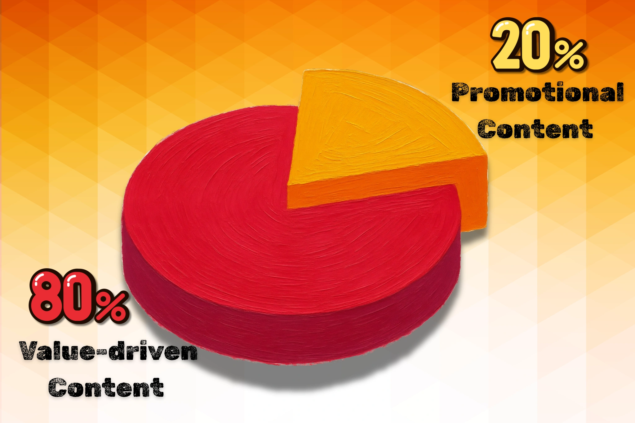 80/20 value versus promotion content split for newsletters